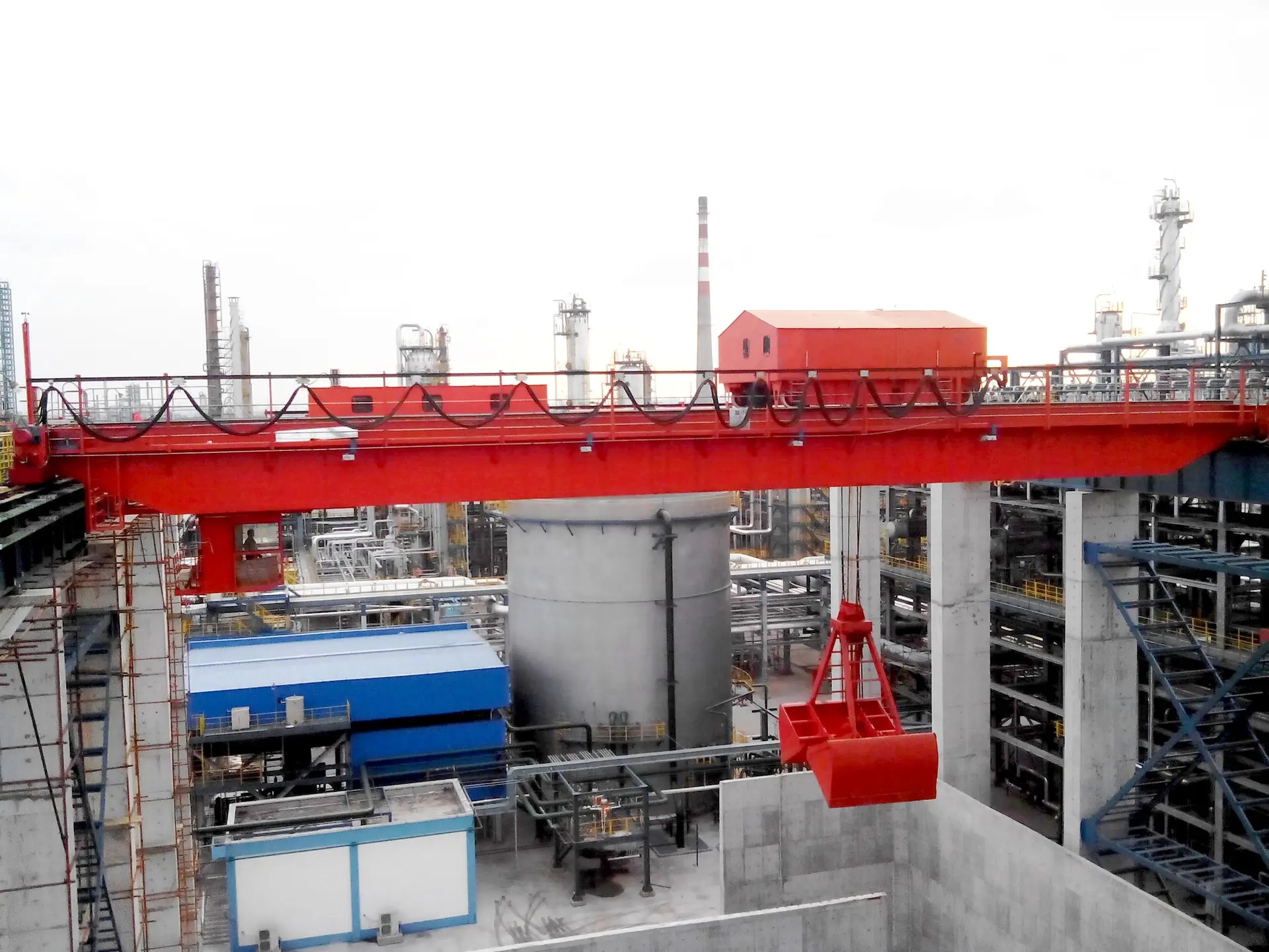 5噸、10噸QZ型雙梁抓斗橋式起重機(jī)（行車）技術(shù)參數(shù)